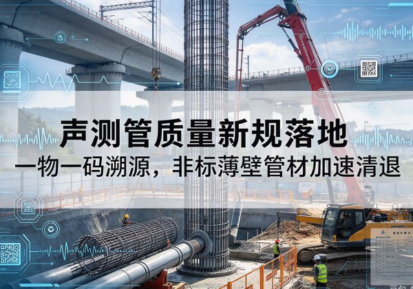 平遥声测管质量新规落地，一物一码溯源，非标薄壁管材加速清退